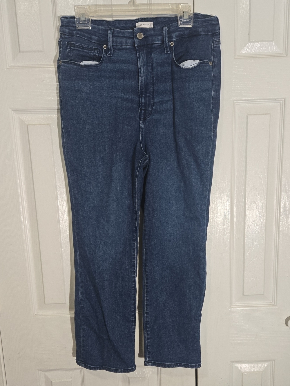 Good American Good Legs Straight Denim Jeans 16
